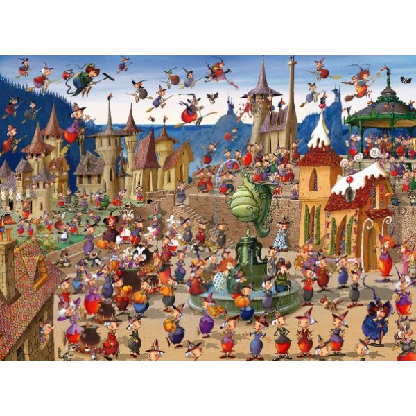 Ruyer Francois, Spotkanie czarownic na zamku (4000el.) - Sklep Art Puzzle